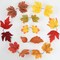 100 Pcs Artificial Maple Leaves Autumn Fall Leaves Bulk Assorted Mixed Garland for Craft,Wedding,Festival,Thanksgiving Party Decorations